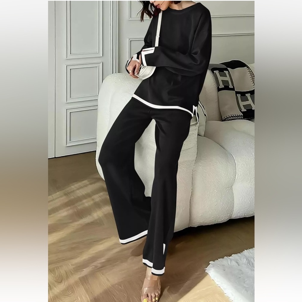 Chic Two Piece Tunic and Pant Set From Paris France